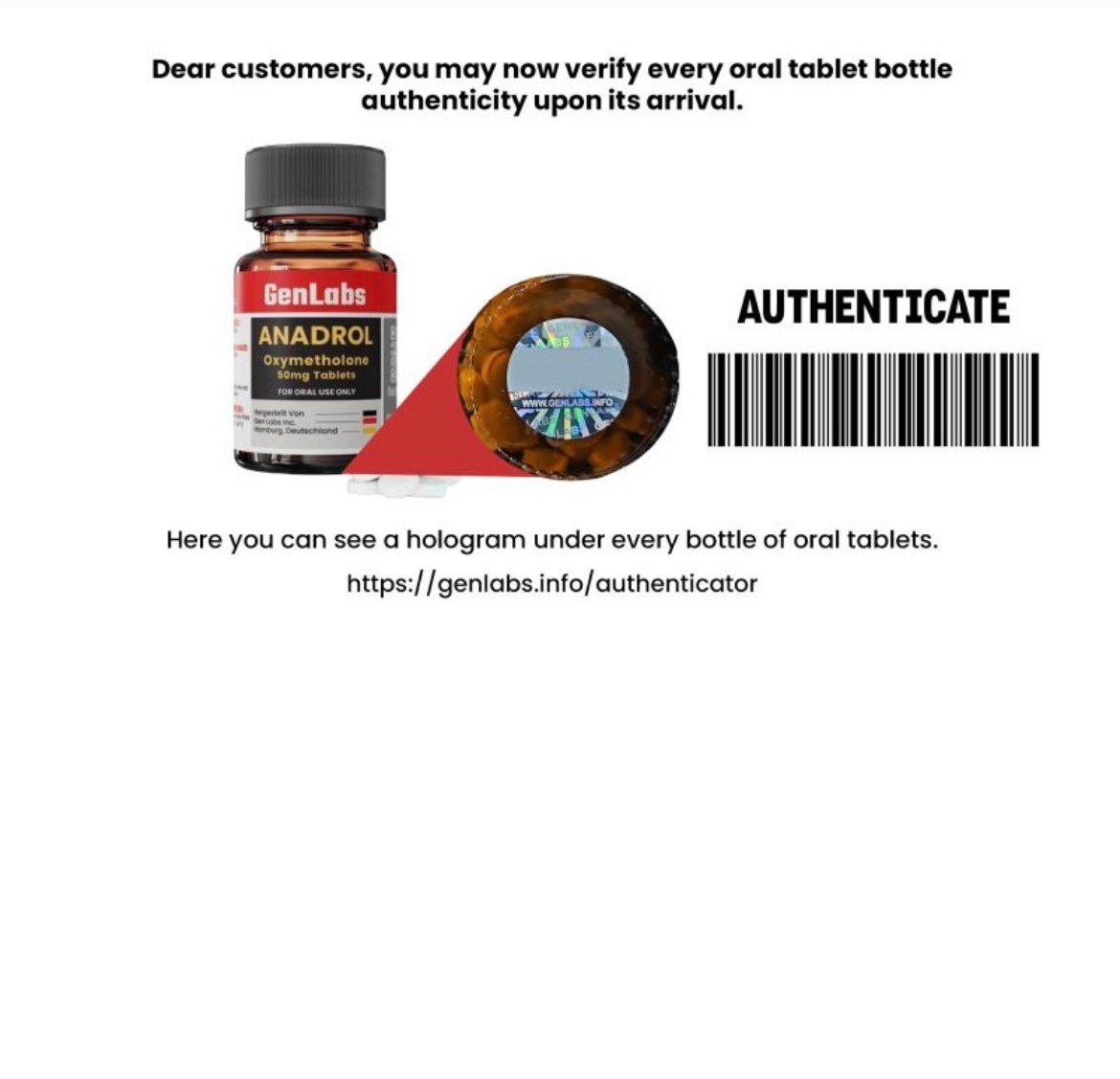T3 Liothyronine (cytomel) 40 mcg – 100 Tablets – Genlabs — Certificate of Analysis