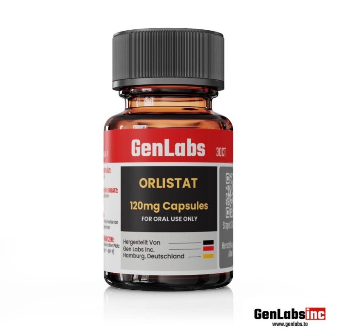 Orlistat 120 Mg – (30 Capsules) – Genlabs — Certificate of Analysis