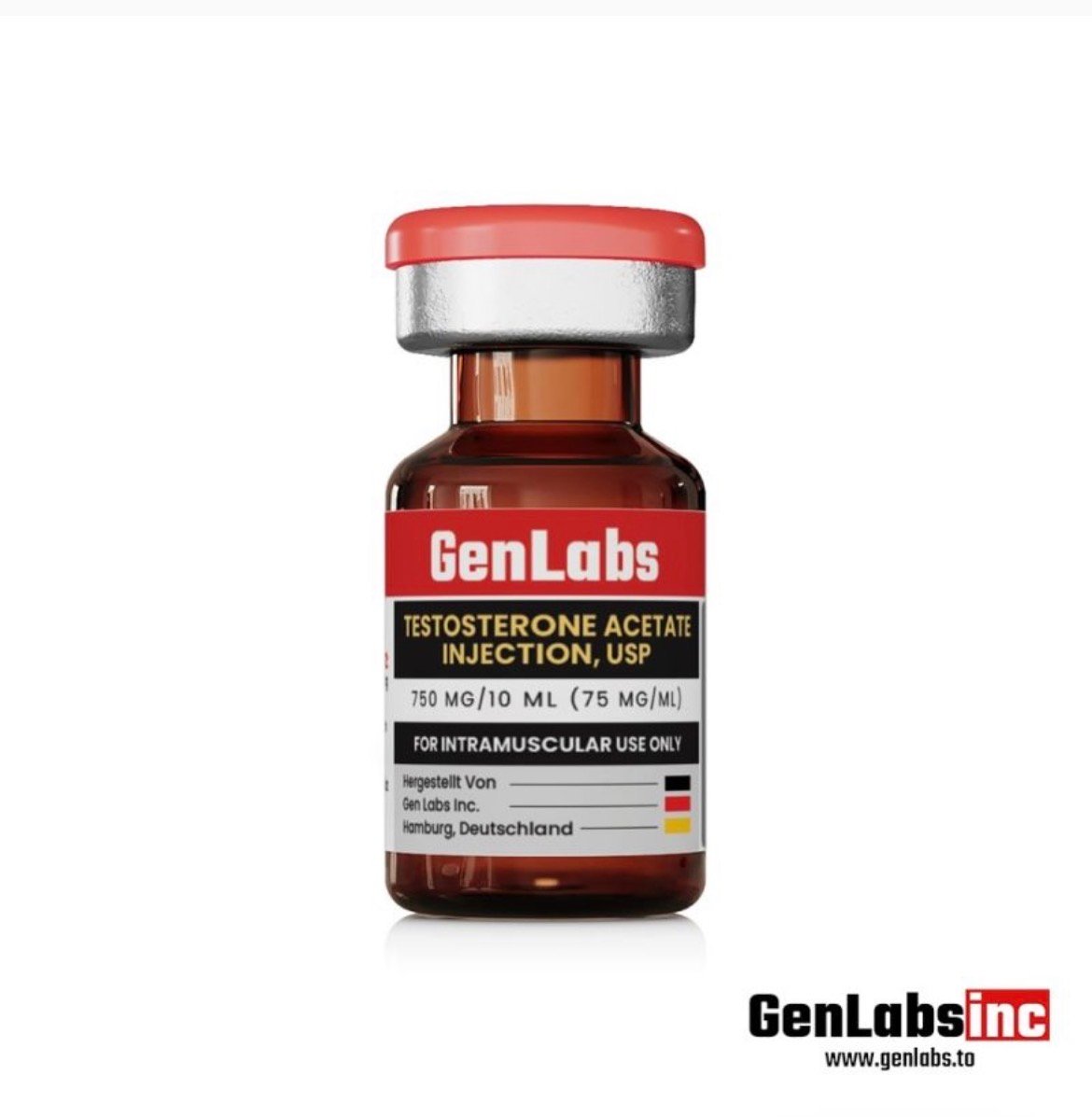 Testosterone Acetate 75 Mg/ml – Genlabs