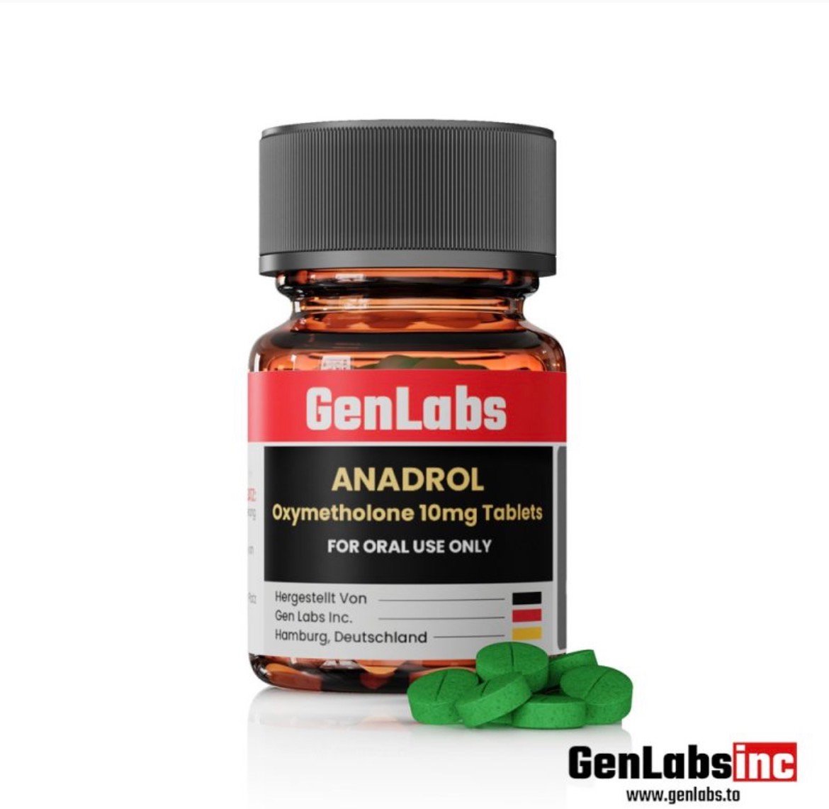 Anadrol 10 (oxymetholone) – 10 mg – 100 Tablets – Genlabs