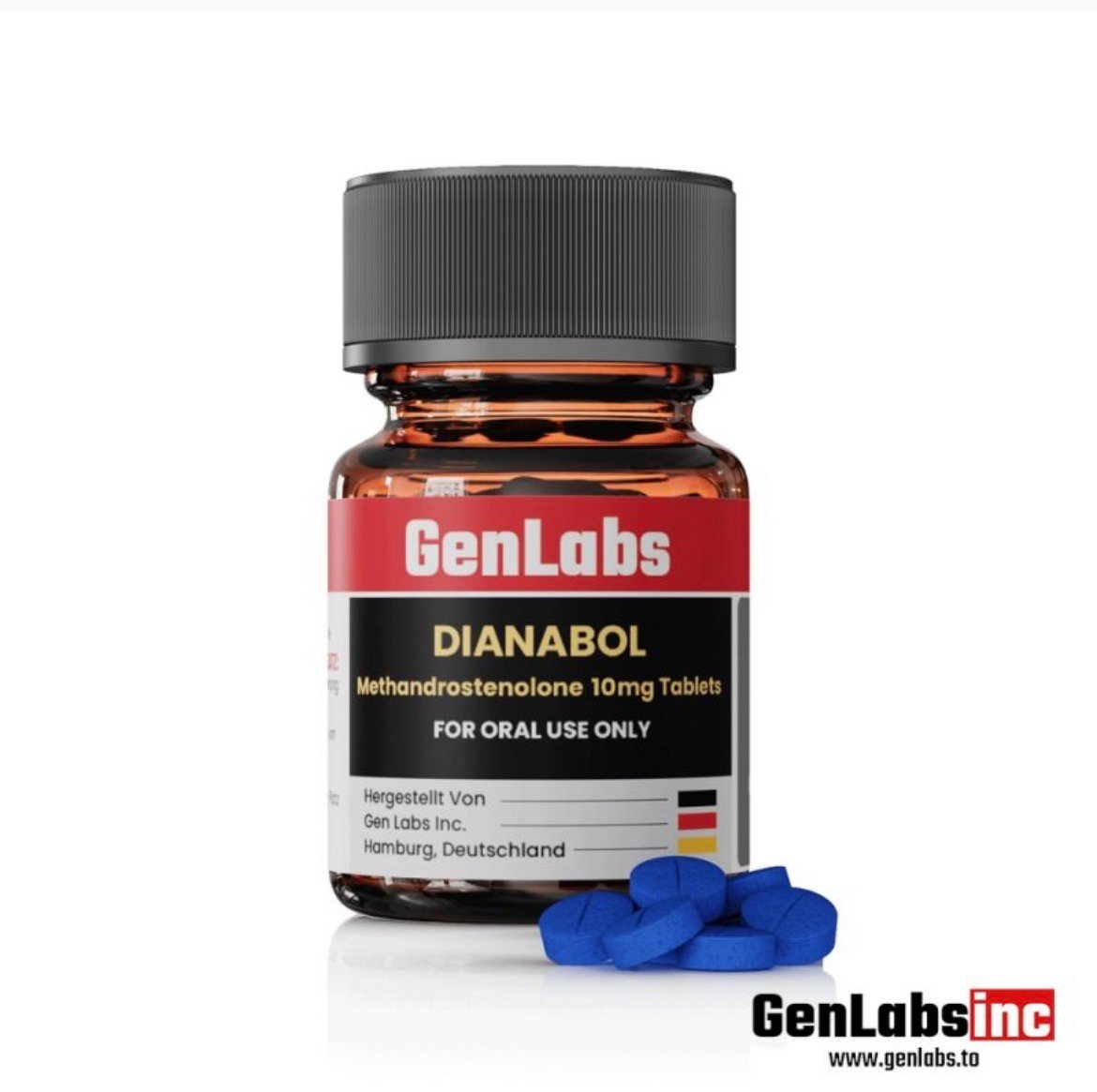 Dianabol (d – Bol) 10 mg – 100 Tablets – Genlabs
