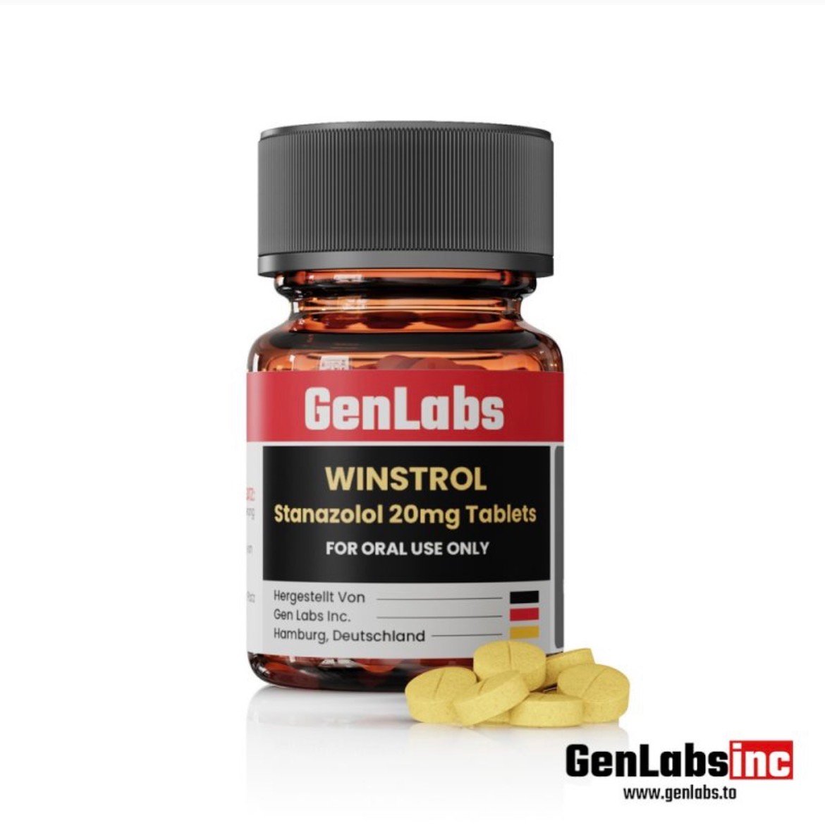 Winstrol (stanozolol) – 20 mg – 100 Tablets – Genlabs