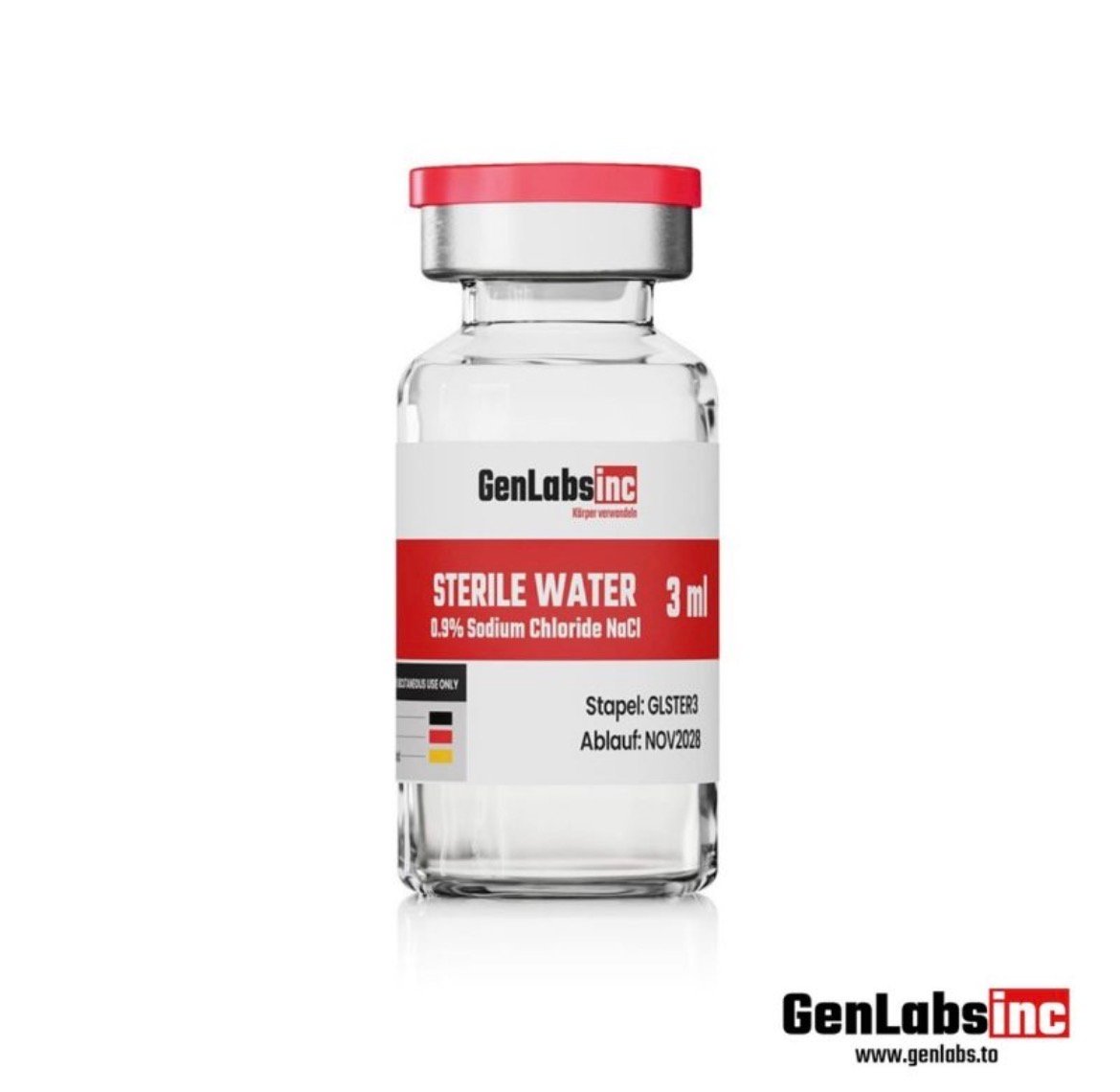 STERILE WATER 3ML 0.9% SODIUM CHLORIDE NACL