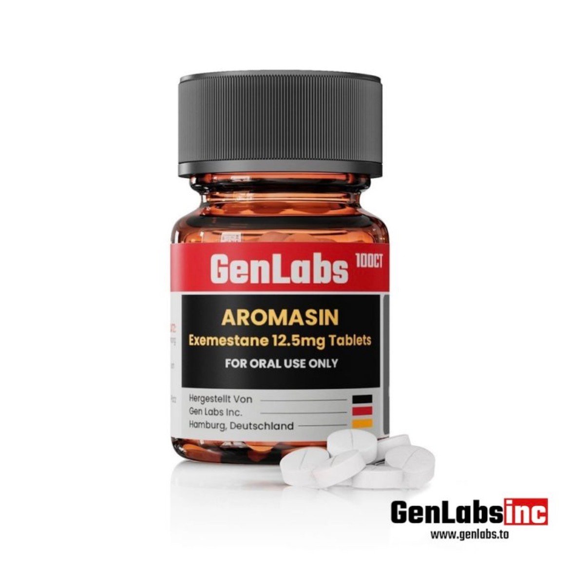 Aromasin (exemestane) 12.5 mg – 100 Tablets – Genlabs