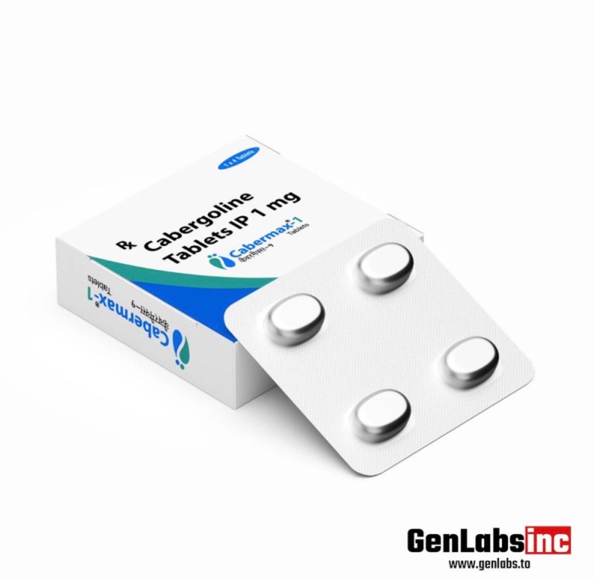 Cabergoline 1 mg – (4 Tablets Strip) – John Lee Pharma