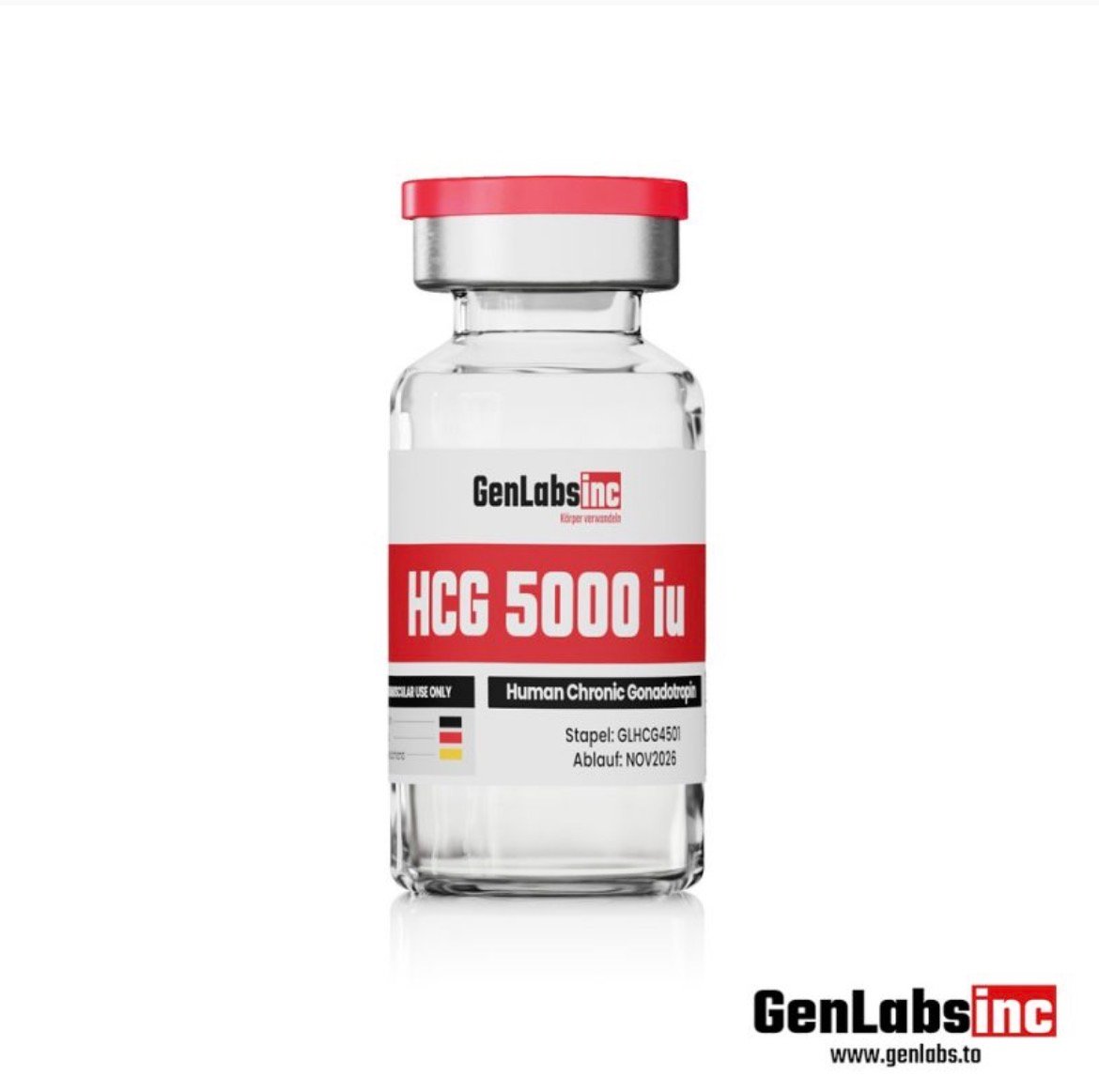 HCG 5000iu – Vial ( Human Chorionic Gonadotropin ) – Genlabs
