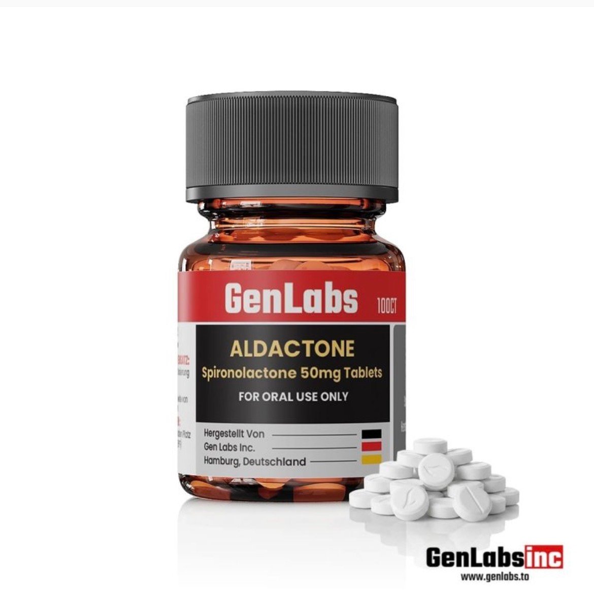 Aldactone ( Spironolactone ) – 50 Mg – 100 Tablets – Genlabs